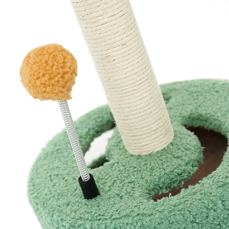 Retro Flower Cat Scratch Post