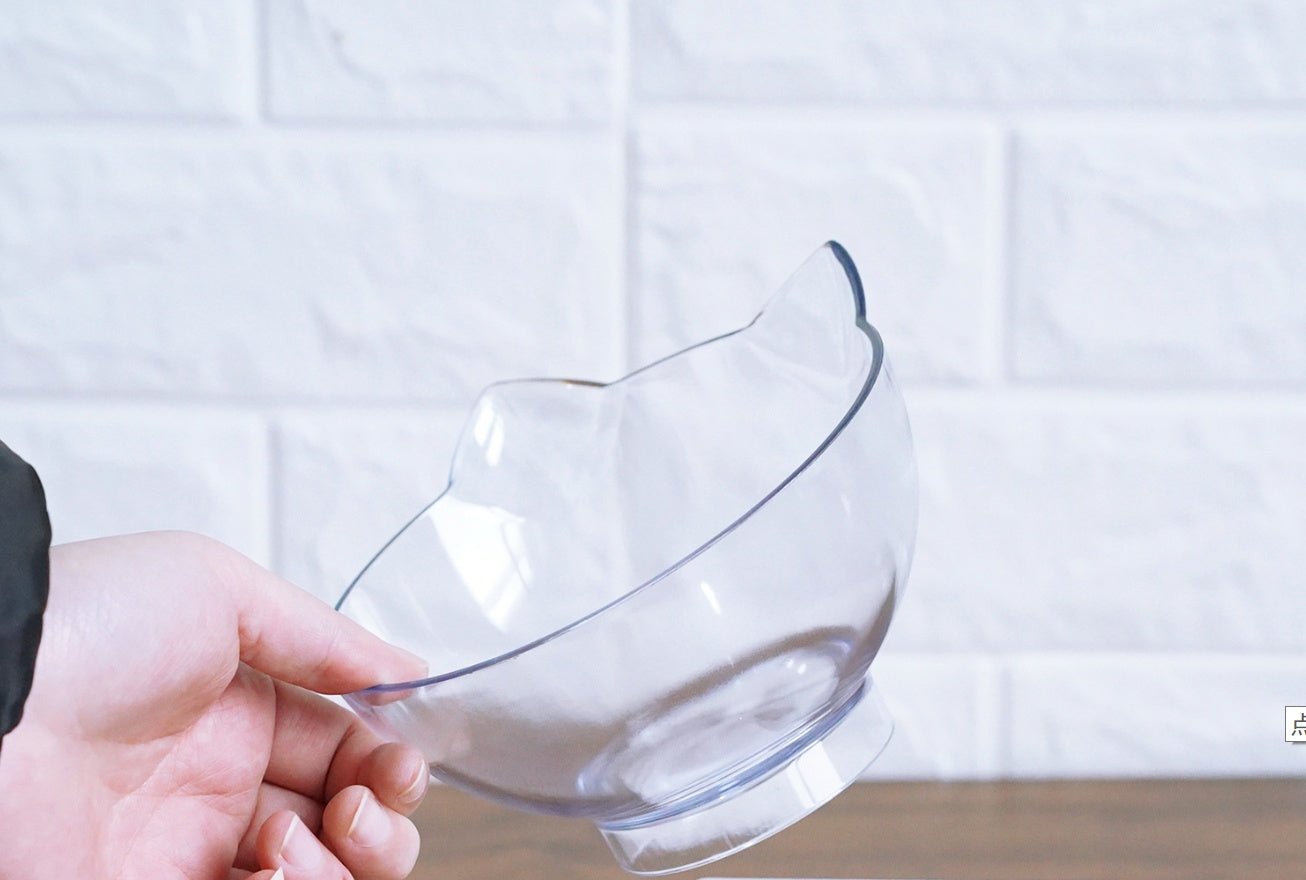 Chic Inclined Cat Ear Food Bowls